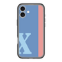 Slim Protection Premium Case［ オリジナル - initial color line - X blue ］