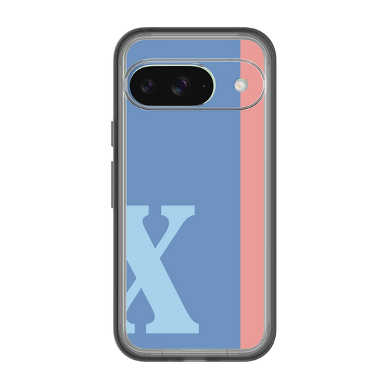 Slim Protection Premium Case［ オリジナル - initial color line - X blue ］