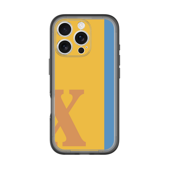 Slim Protection Premium Case［ オリジナル - initial color line - X orange ］