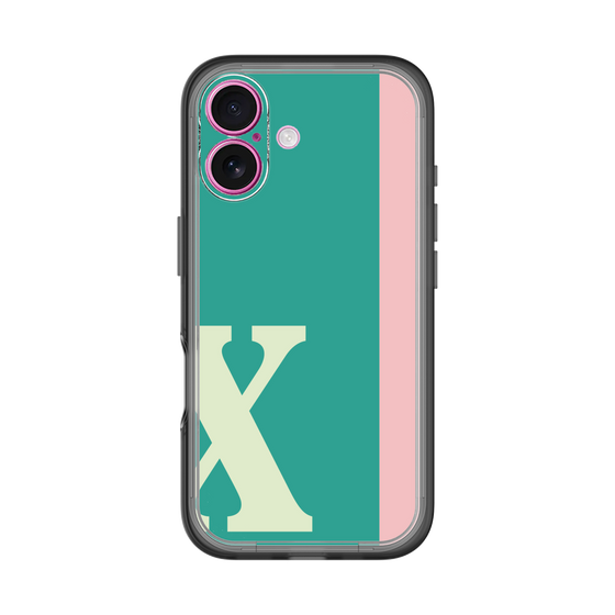 Slim Protection Premium Case［ オリジナル - initial color line - X green ］