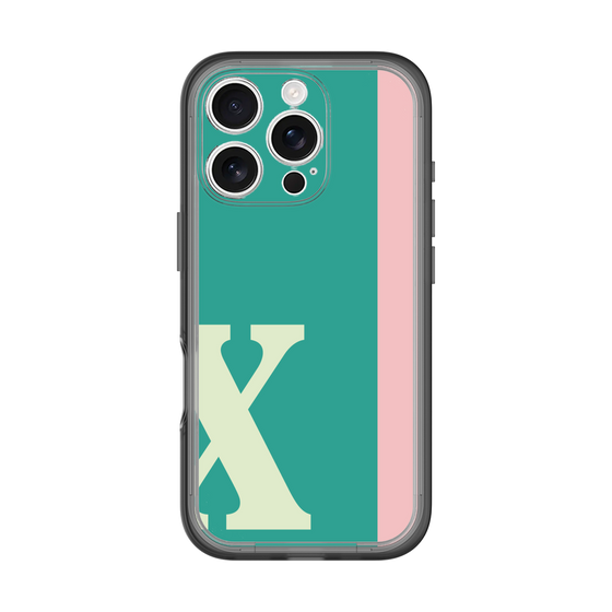 Slim Protection Premium Case［ オリジナル - initial color line - X green ］