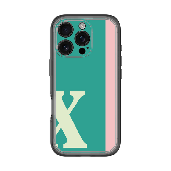 Slim Protection Premium Case［ オリジナル - initial color line - X green ］