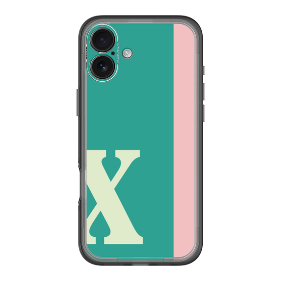 Slim Protection Premium Case［ オリジナル - initial color line - X green ］
