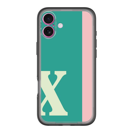 Slim Protection Premium Case［ オリジナル - initial color line - X green ］