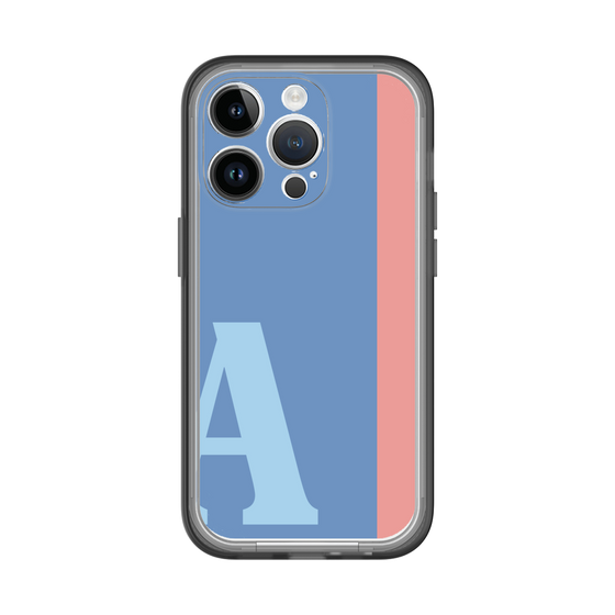Slim Protection Premium Case［ オリジナル - initial color line - A blue ］