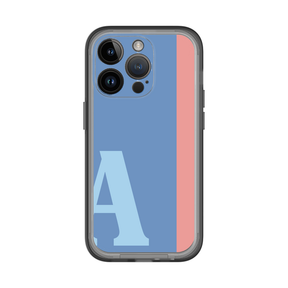 Slim Protection Premium Case［ オリジナル - initial color line - A blue ］