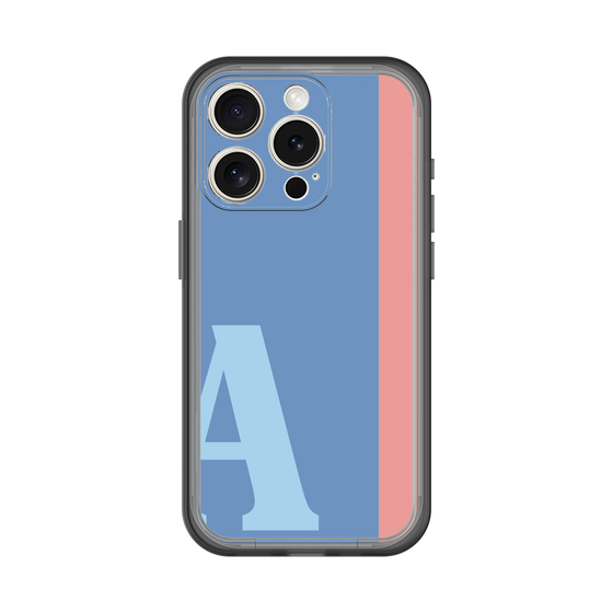 Slim Protection Premium Case［ オリジナル - initial color line - A blue ］