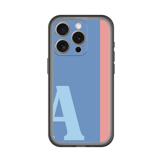 Slim Protection Premium Case［ オリジナル - initial color line - A blue ］