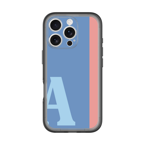 Slim Protection Premium Case［ オリジナル - initial color line - A blue ］