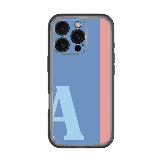 Slim Protection Premium Case［ オリジナル - initial color line - A blue ］