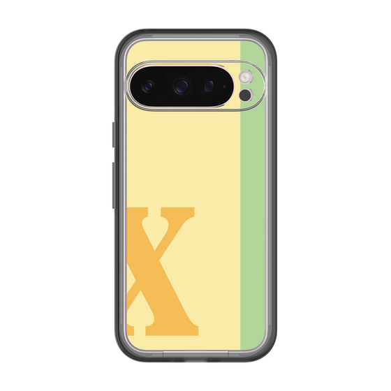 Slim Protection Premium Case［ オリジナル - initial color line - X yellow ］