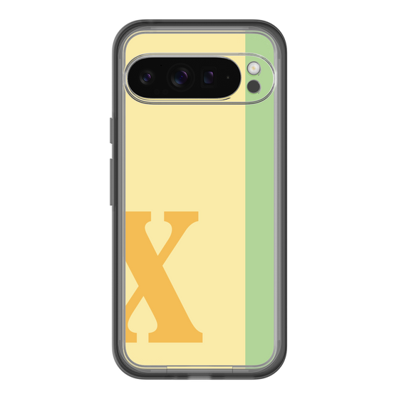 Slim Protection Premium Case［ オリジナル - initial color line - X yellow ］