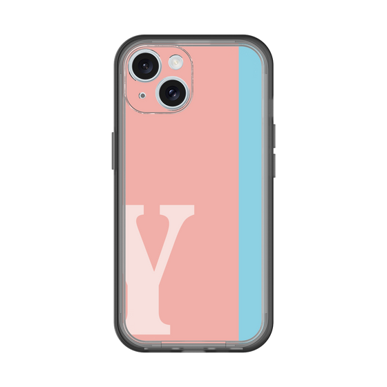 Slim Protection Premium Case［ オリジナル - initial color line - Y pink ］