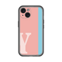 Slim Protection Premium Case［ オリジナル - initial color line - Y pink ］