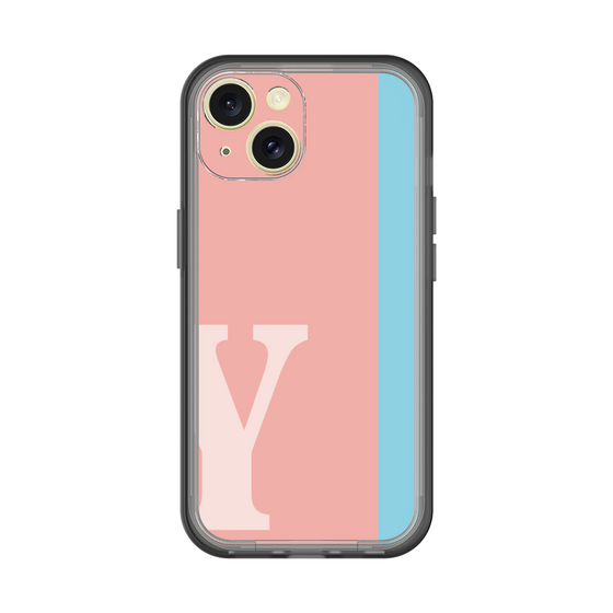 Slim Protection Premium Case［ オリジナル - initial color line - Y pink ］