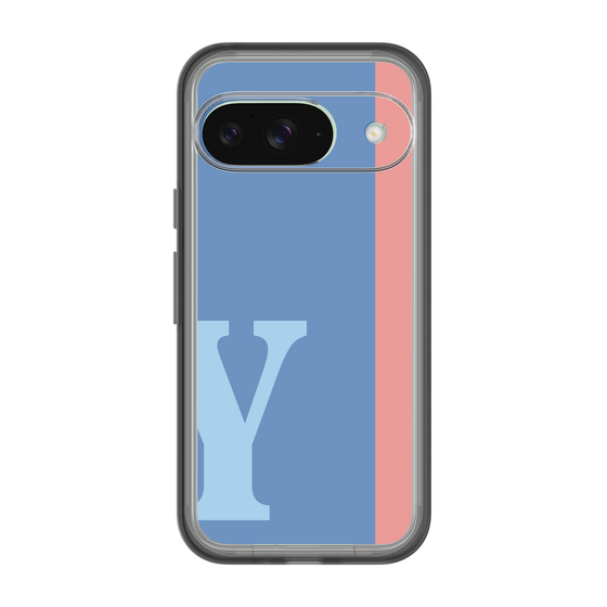 Slim Protection Premium Case［ オリジナル - initial color line - Y blue ］