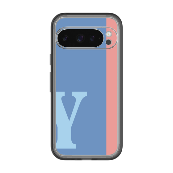 Slim Protection Premium Case［ オリジナル - initial color line - Y blue ］