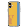 Slim Protection Premium Case［ オリジナル - initial color line - Y orange ］