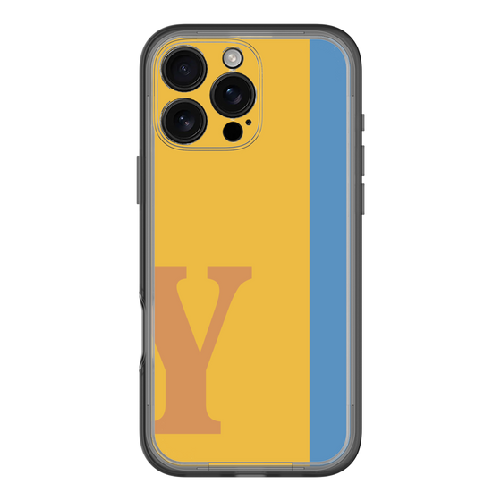 Slim Protection Premium Case［ オリジナル - initial color line - Y orange ］