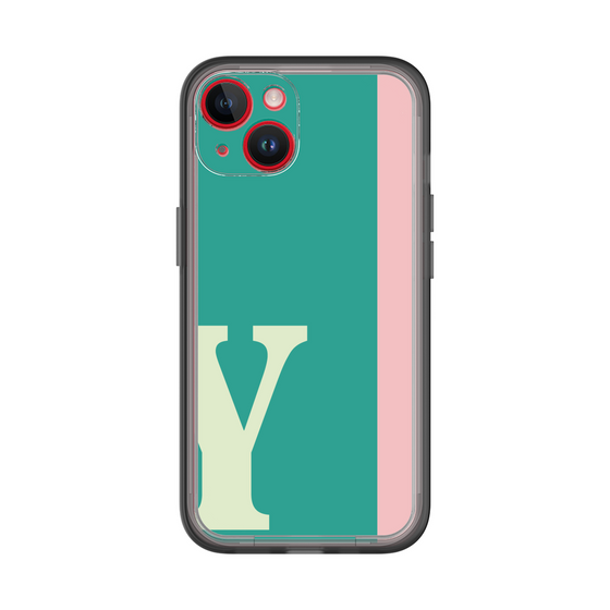 Slim Protection Premium Case［ オリジナル - initial color line - Y green ］