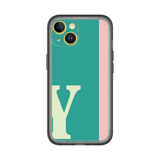 Slim Protection Premium Case［ オリジナル - initial color line - Y green ］