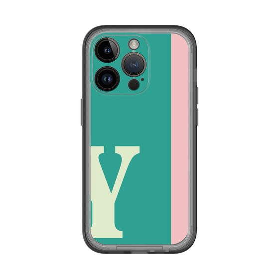 Slim Protection Premium Case［ オリジナル - initial color line - Y green ］