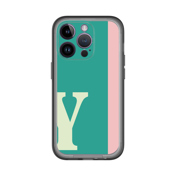 Slim Protection Premium Case［ オリジナル - initial color line - Y green ］
