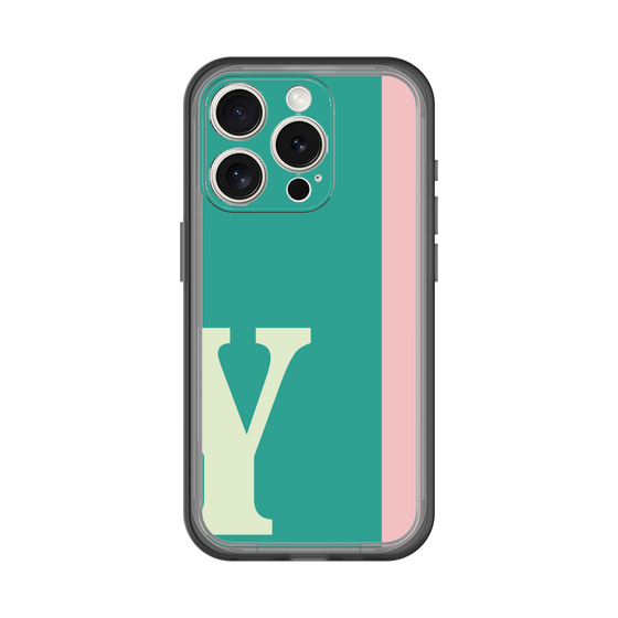 Slim Protection Premium Case［ オリジナル - initial color line - Y green ］