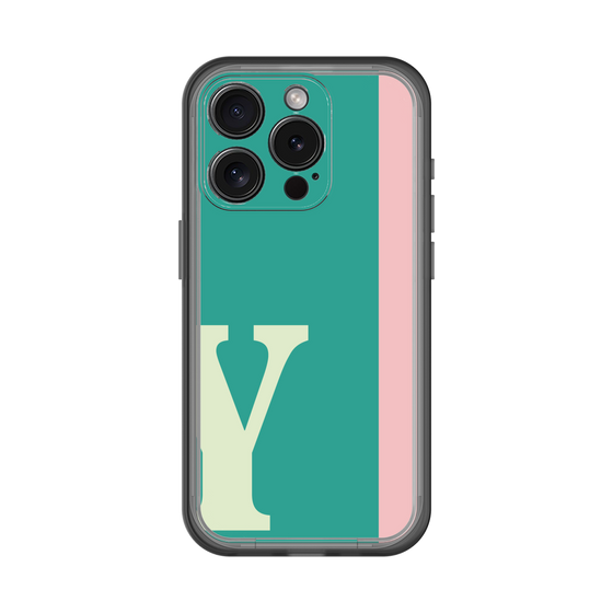 Slim Protection Premium Case［ オリジナル - initial color line - Y green ］