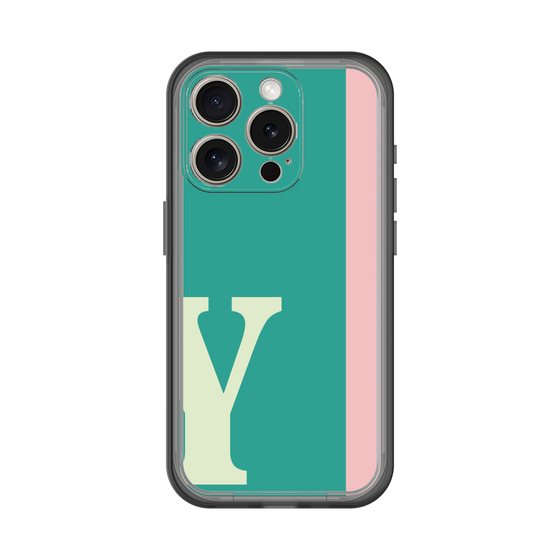 Slim Protection Premium Case［ オリジナル - initial color line - Y green ］