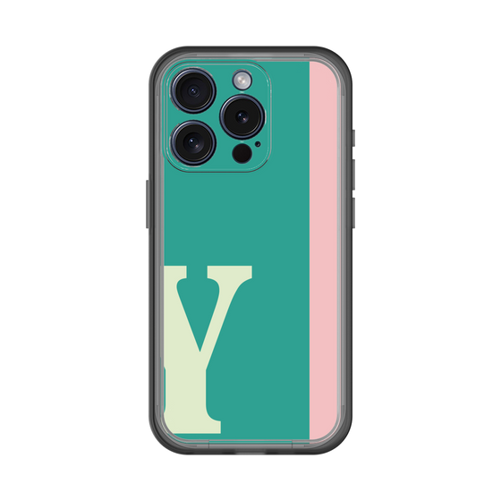 Slim Protection Premium Case［ オリジナル - initial color line - Y green ］