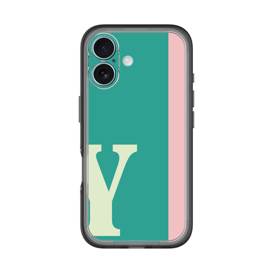 Slim Protection Premium Case［ オリジナル - initial color line - Y green ］