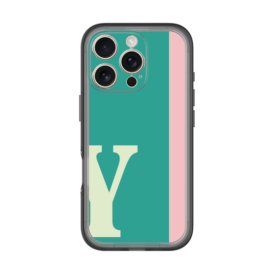 Slim Protection Premium Case［ オリジナル - initial color line - Y green ］