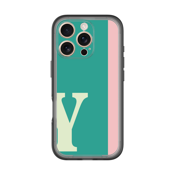 Slim Protection Premium Case［ オリジナル - initial color line - Y green ］
