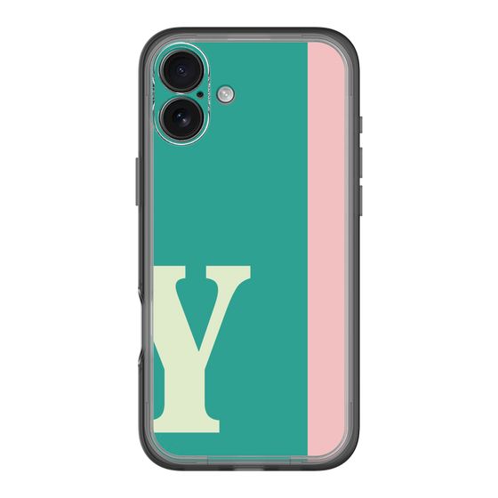 Slim Protection Premium Case［ オリジナル - initial color line - Y green ］