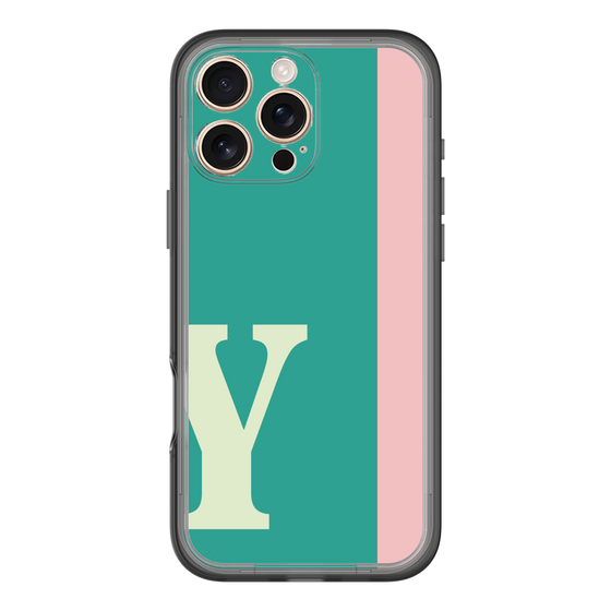 Slim Protection Premium Case［ オリジナル - initial color line - Y green ］