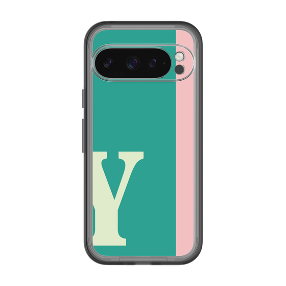 Slim Protection Premium Case［ オリジナル - initial color line - Y green ］