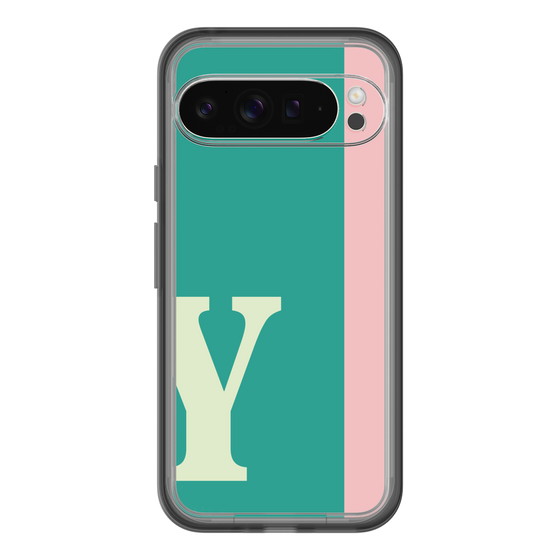 Slim Protection Premium Case［ オリジナル - initial color line - Y green ］