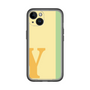 Slim Protection Premium Case［ オリジナル - initial color line - Y yellow ］