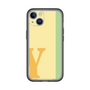 Slim Protection Premium Case［ オリジナル - initial color line - Y yellow ］