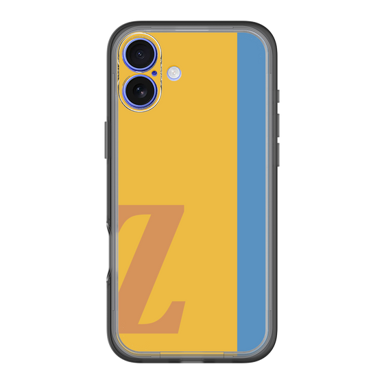 Slim Protection Premium Case［ オリジナル - initial color line - Z orange ］