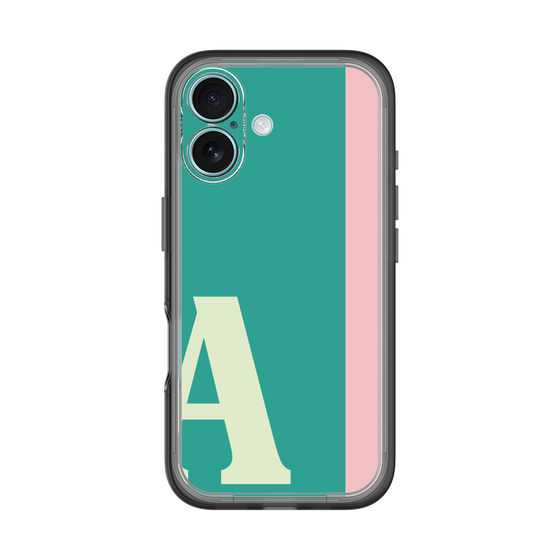 Slim Protection Premium Case［ オリジナル - initial color line - A green ］