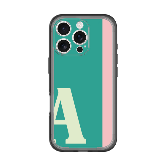 Slim Protection Premium Case［ オリジナル - initial color line - A green ］