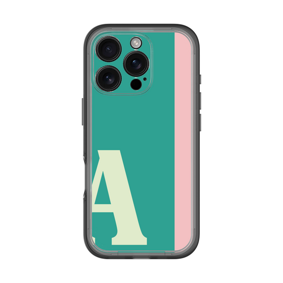 Slim Protection Premium Case［ オリジナル - initial color line - A green ］