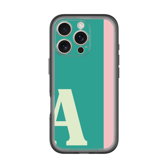 Slim Protection Premium Case［ オリジナル - initial color line - A green ］