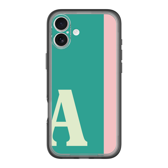 Slim Protection Premium Case［ オリジナル - initial color line - A green ］