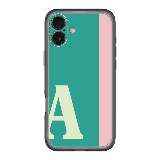 Slim Protection Premium Case［ オリジナル - initial color line - A green ］