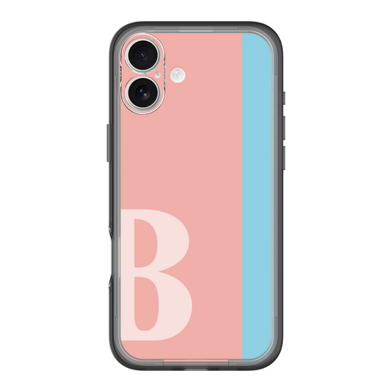 Slim Protection Premium Case［ オリジナル - initial color line - B pink ］