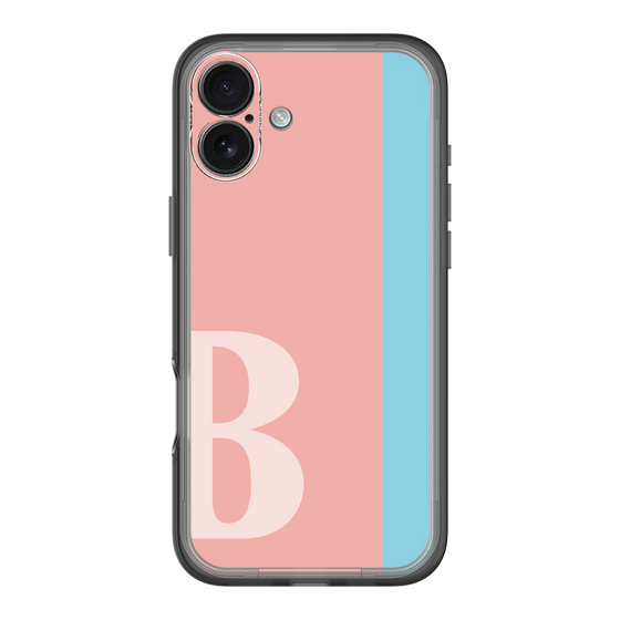 Slim Protection Premium Case［ オリジナル - initial color line - B pink ］