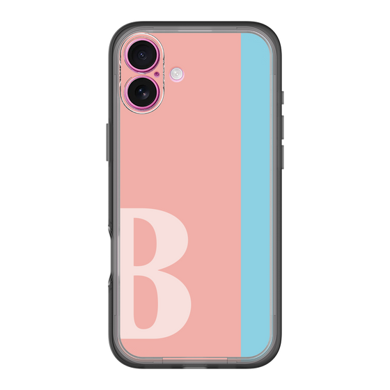 Slim Protection Premium Case［ オリジナル - initial color line - B pink ］